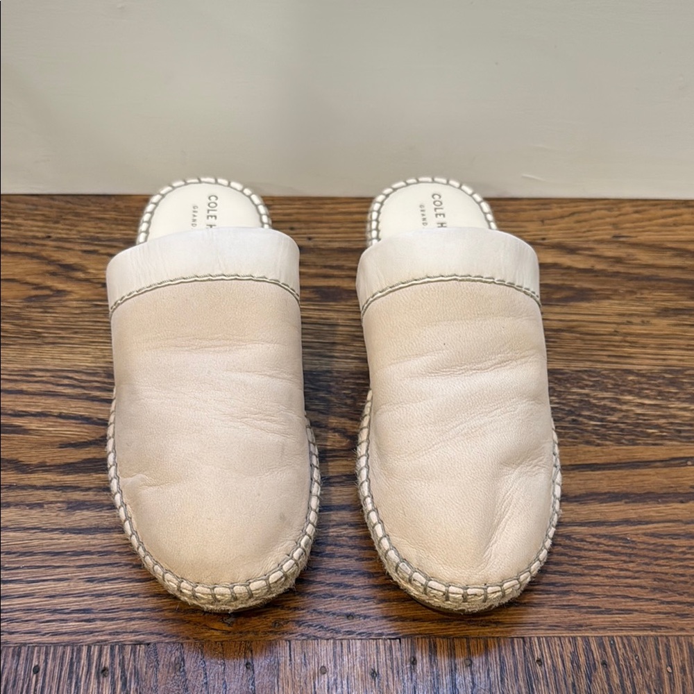 Cole Haan Women's Cream Slip-On Espadrilles